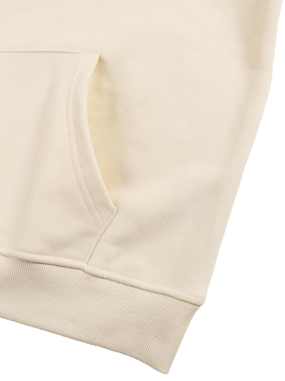 ope. Fleeced High Neck Hoodie