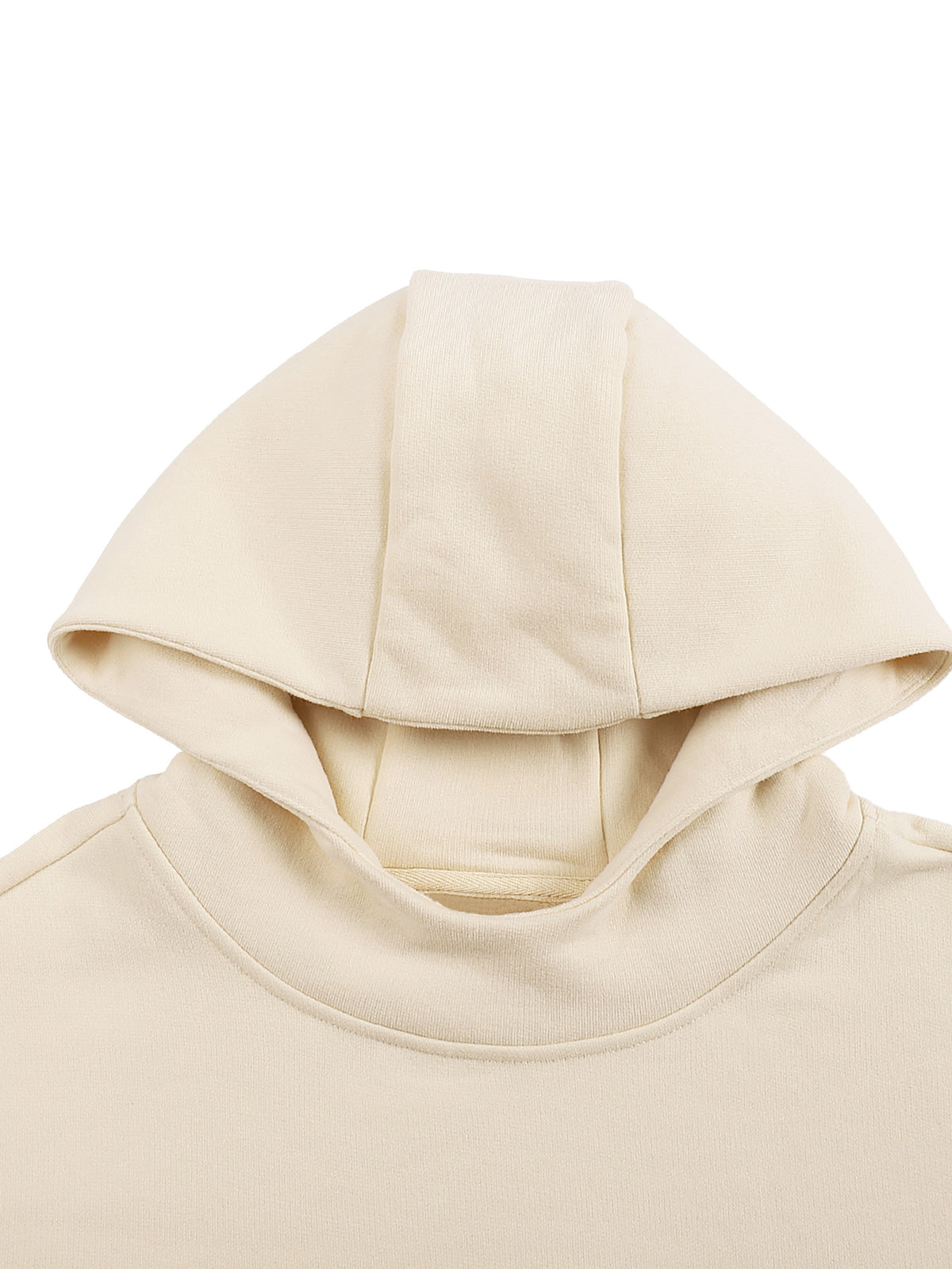 ope. Fleeced High Neck Hoodie